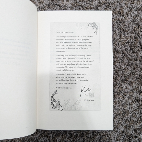 FairlyLoot The Girl With No Reflection by Keshe Chow Special Edition Book - Picture 3 of 6